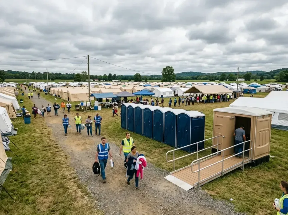 disaster-relief-camp-restrooms-010 — frequently asked questions, Dumpster & Portable Bathrooms Rental in Pleasureville, PA